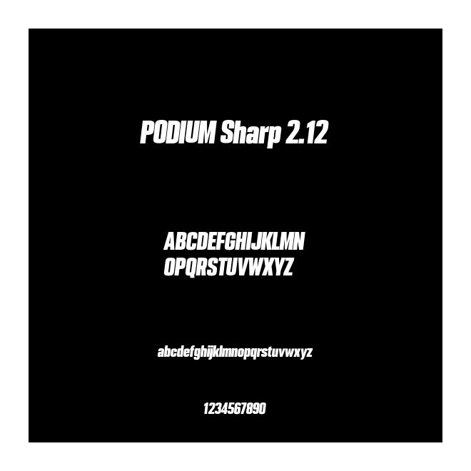 PODIUM Sharp 2.12