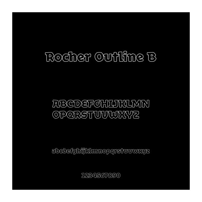 Rocher Outline B
