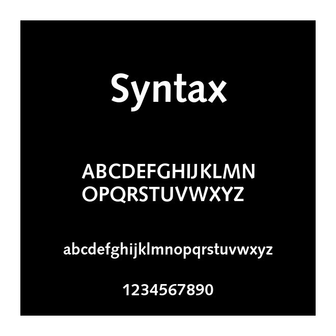 Syntax