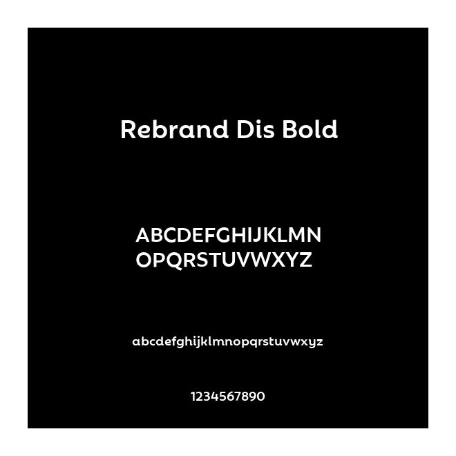 Rebrand Dis Bold