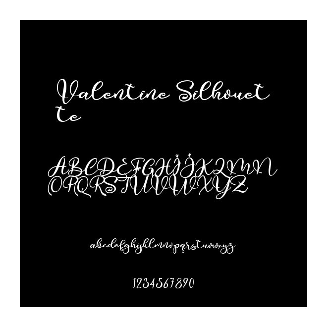 Valentine Silhouette
