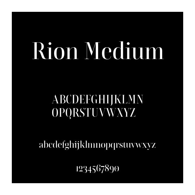 Rion Medium