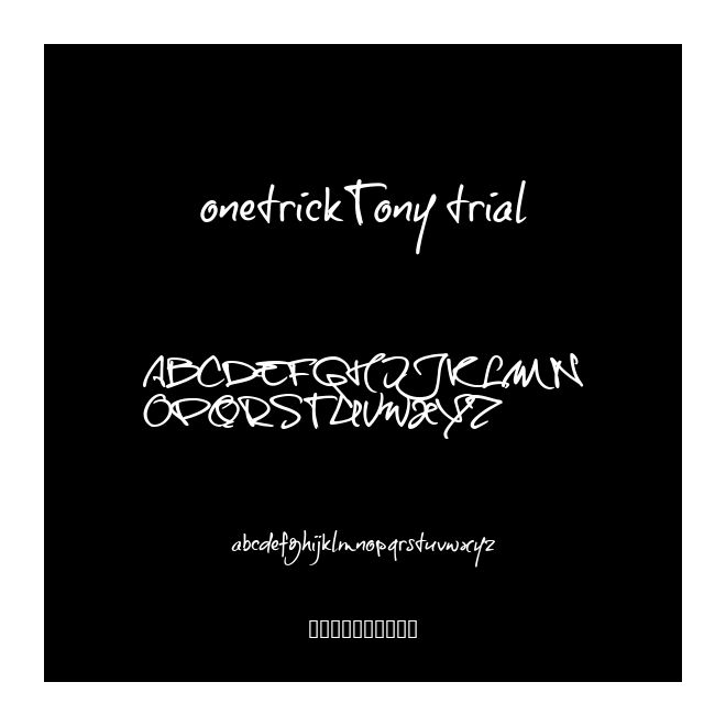 onetrickTony trial
