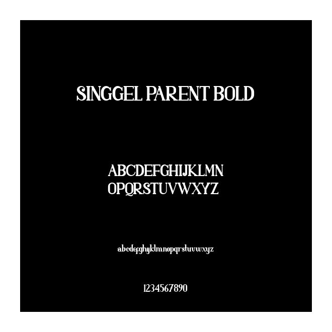 SINGGEL PARENT BOLD
