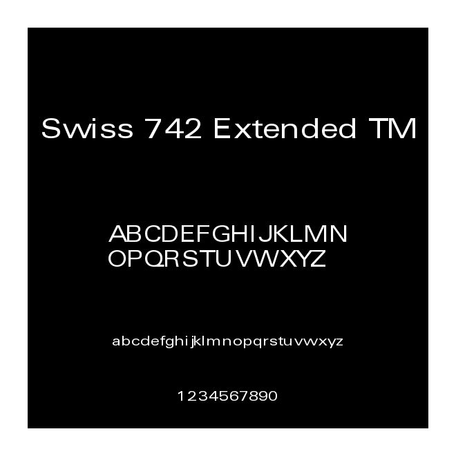 Swiss 742 Extended TM