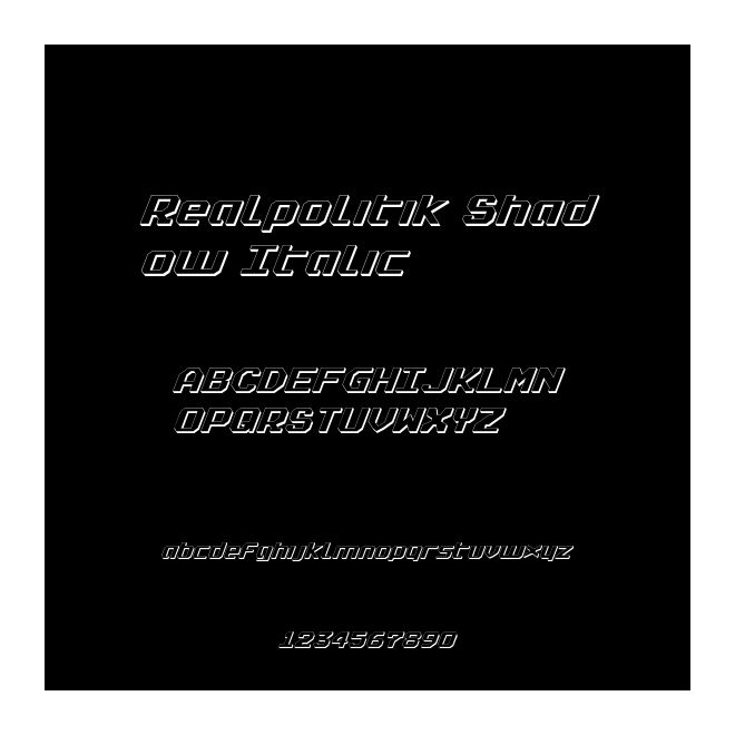 Realpolitik Shadow Italic