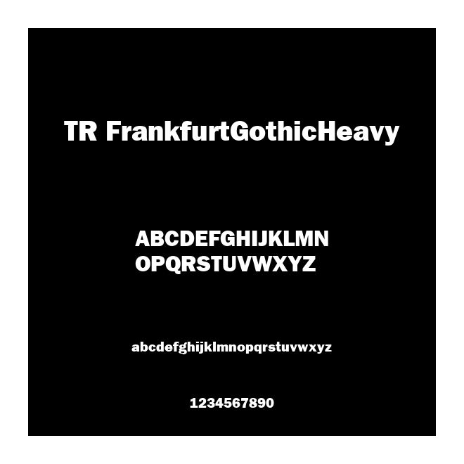 TR FrankfurtGothicHeavy