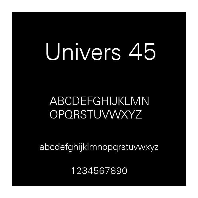 Univers 45
