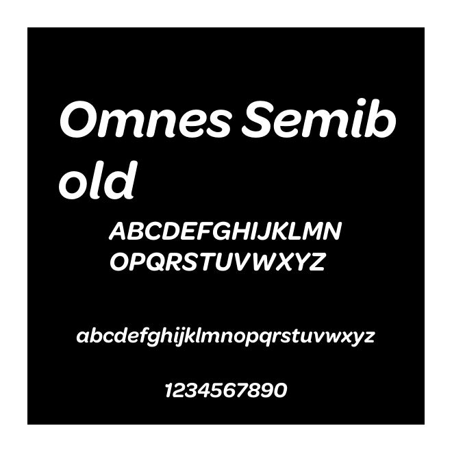 Omnes Semibold