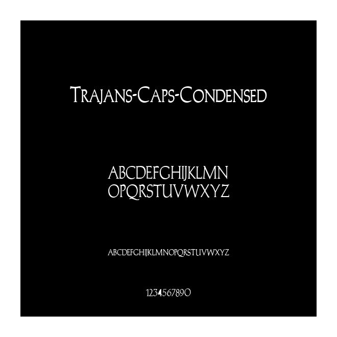 Trajans-Caps-Condensed