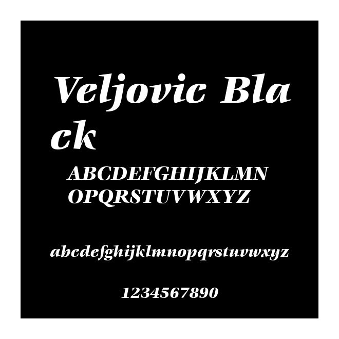 Veljovic Black