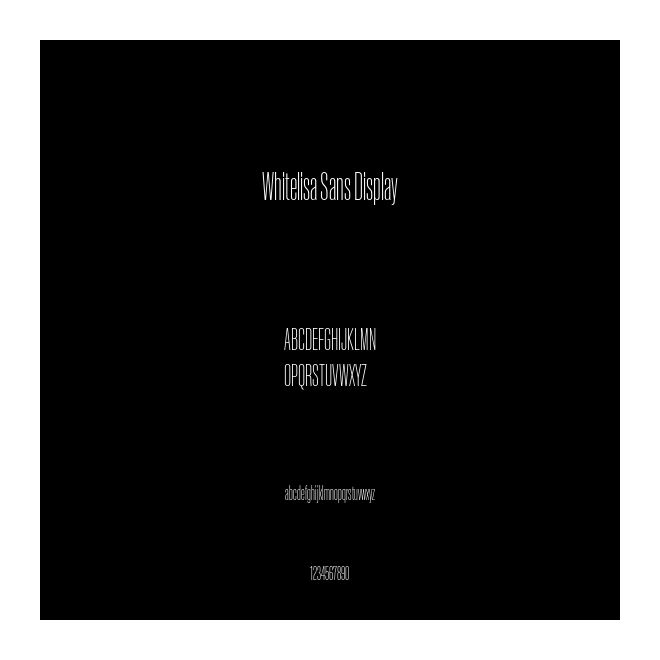 Whitelisa Sans Display
