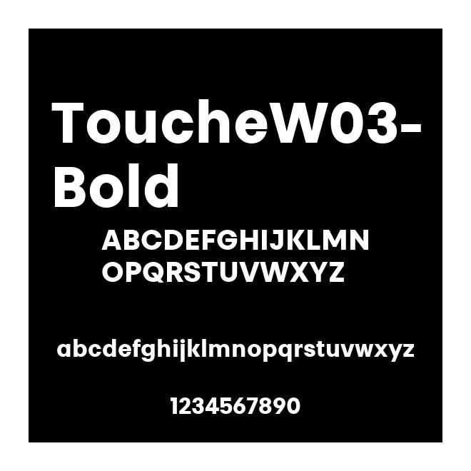ToucheW03-Bold