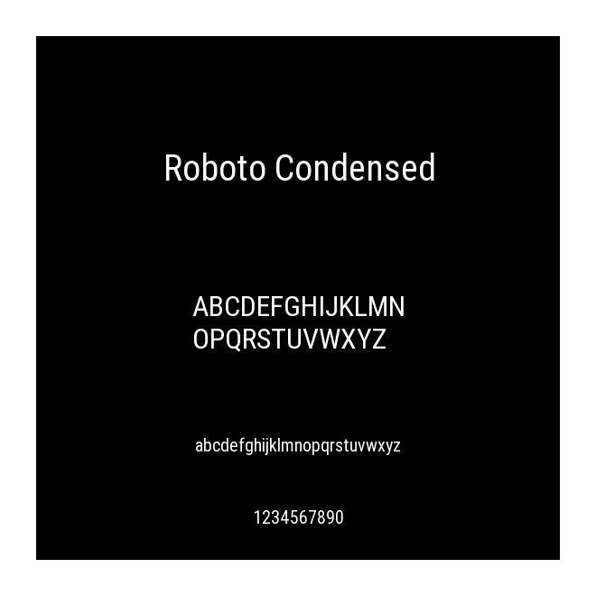 Roboto Condensed
