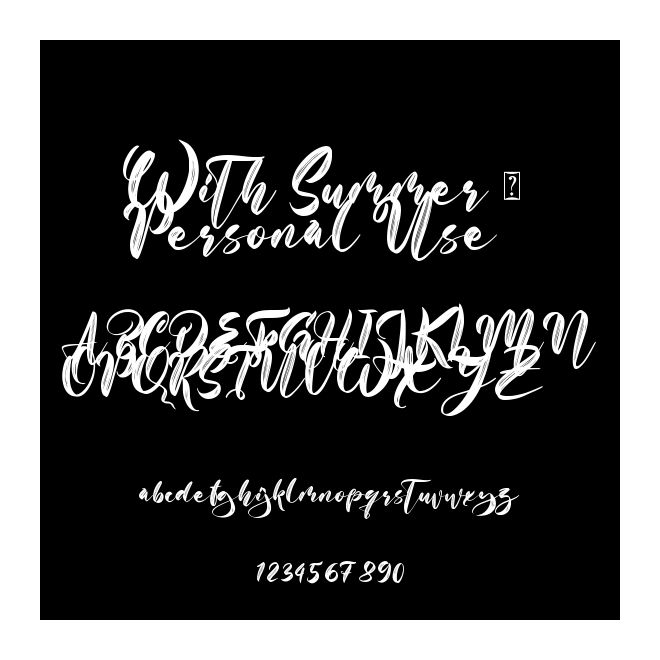With Summer - Personal Use