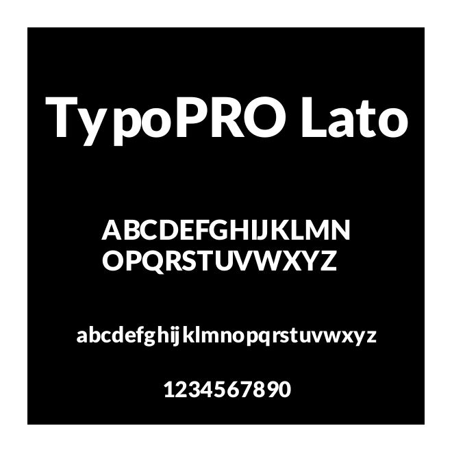 TypoPRO Lato