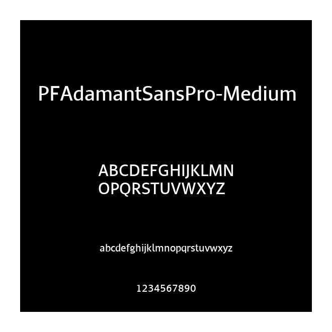 PFAdamantSansPro-Medium