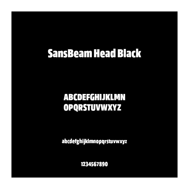 SansBeam Head Black