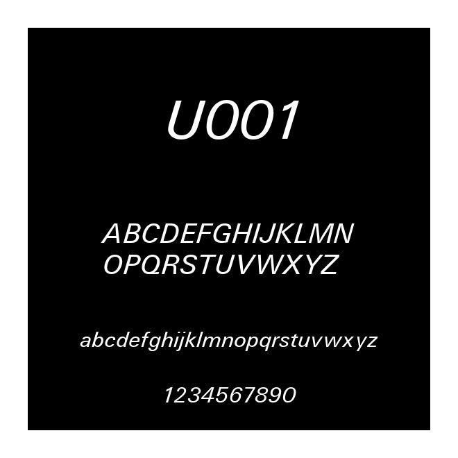 U001