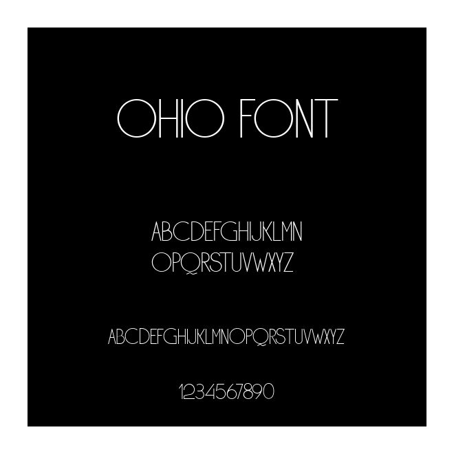 Ohio Font