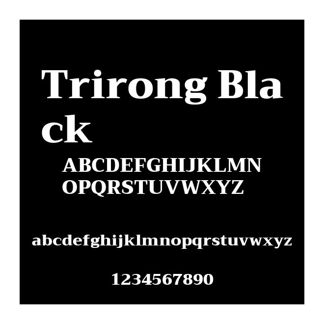 Trirong Black