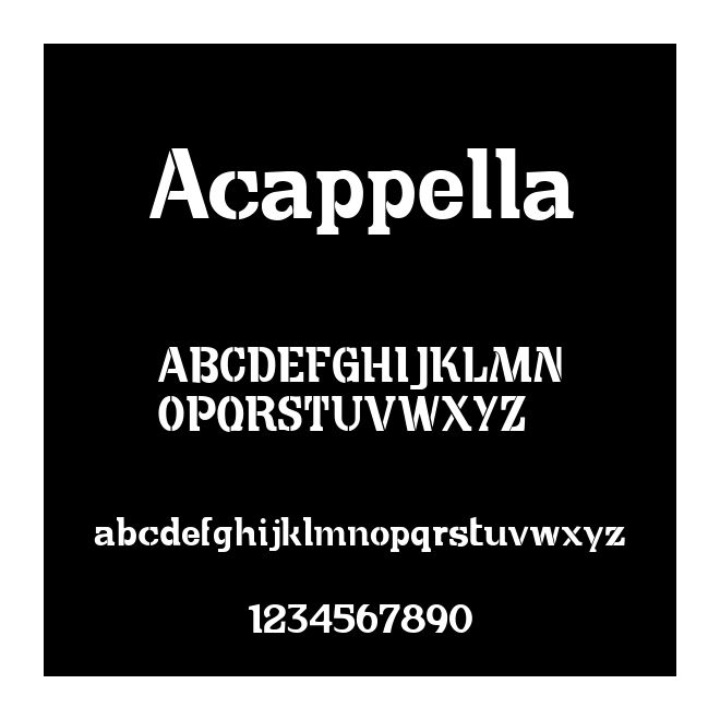 Acappella
