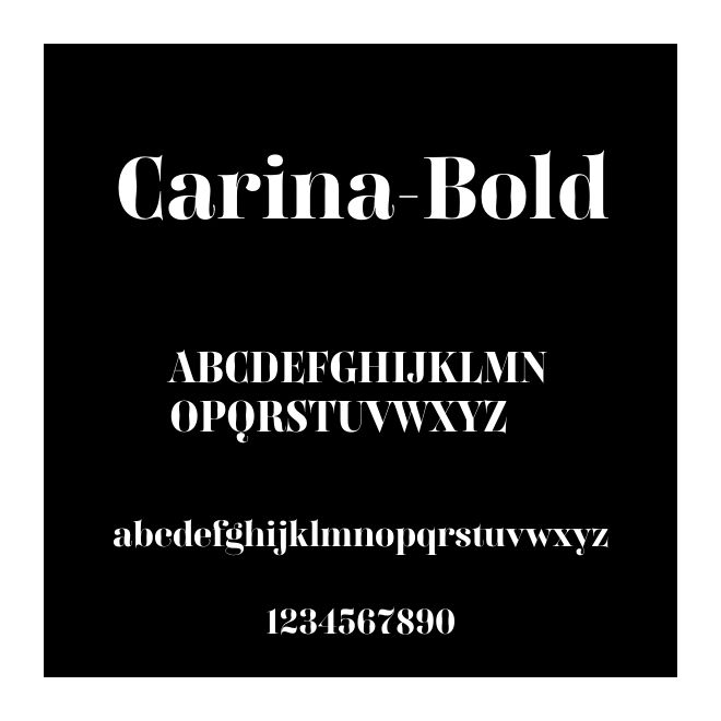 Carina-Bold