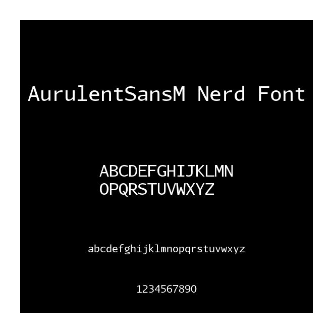 AurulentSansM Nerd Font