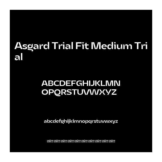 Asgard Trial Fit Medium Trial