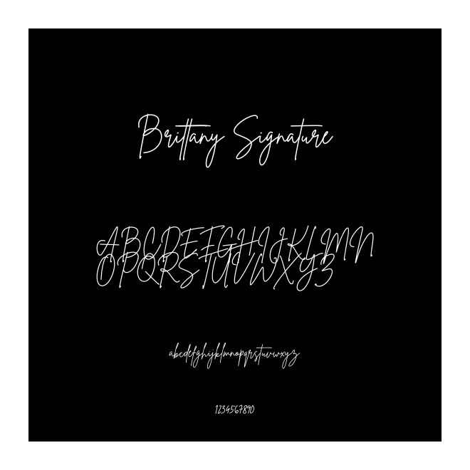Brittany Signature