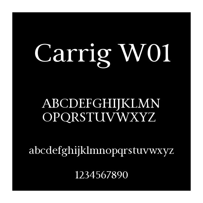 Carrig W01