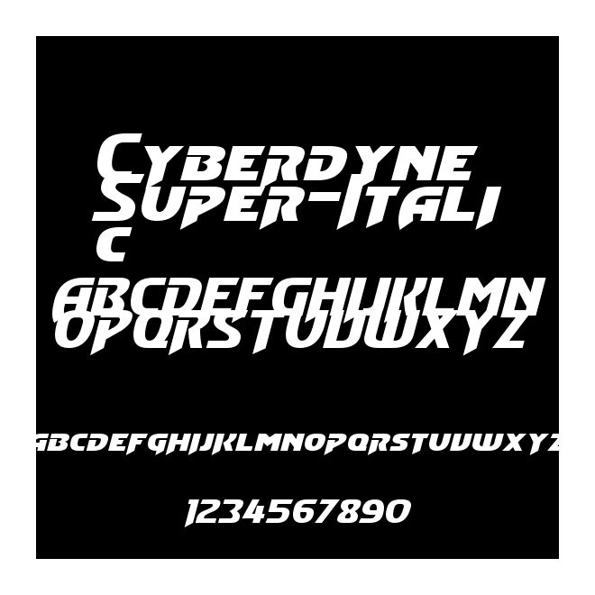 Cyberdyne Super-Italic