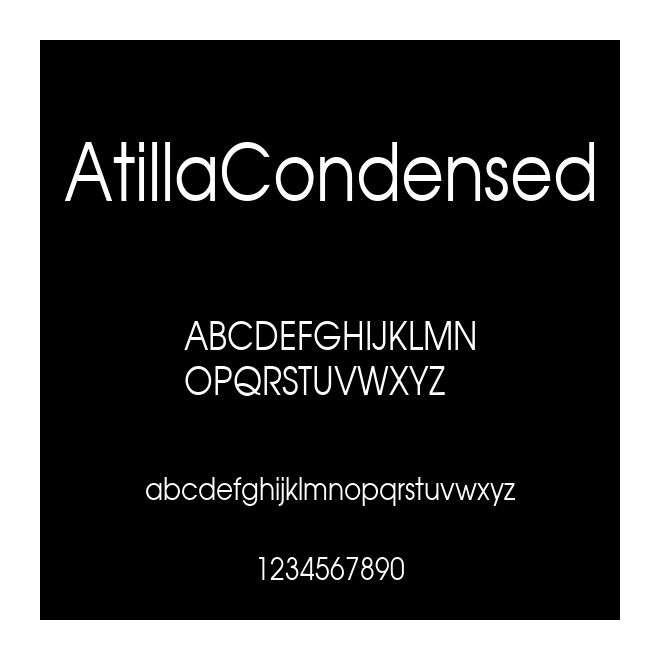 AtillaCondensed