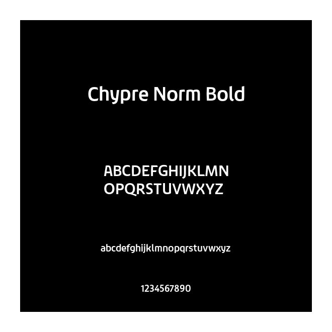 Chypre Norm Bold