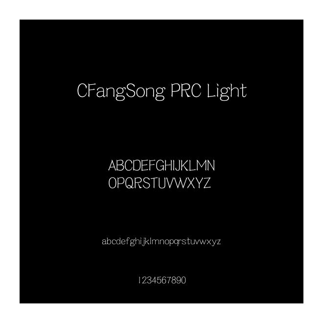 CFangSong PRC Light