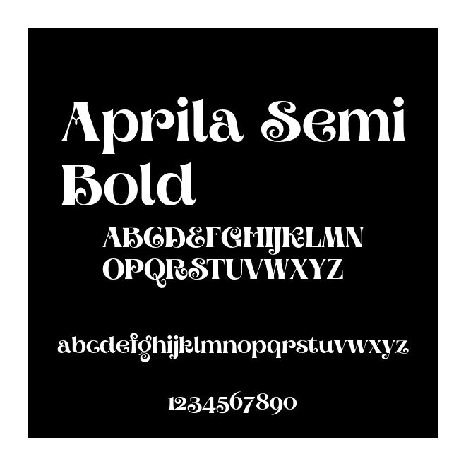 Aprila SemiBold