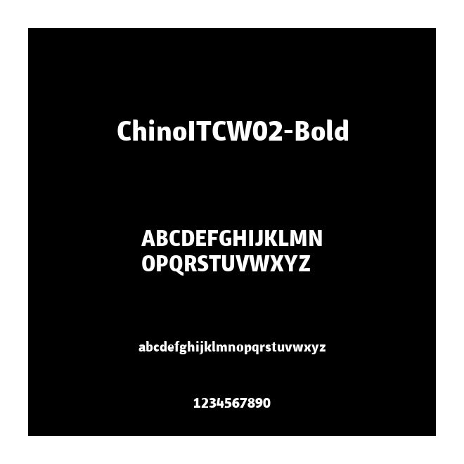 ChinoITCW02-Bold