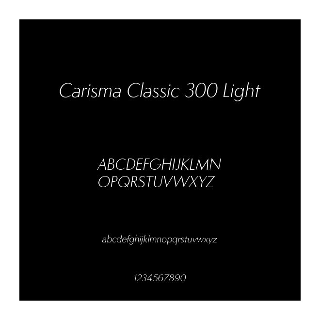 Carisma Classic 300 Light