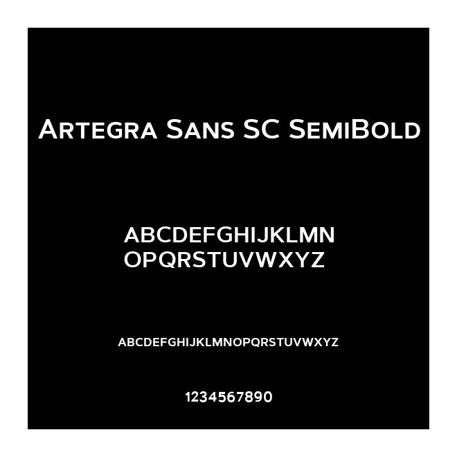 Artegra Sans SC SemiBold