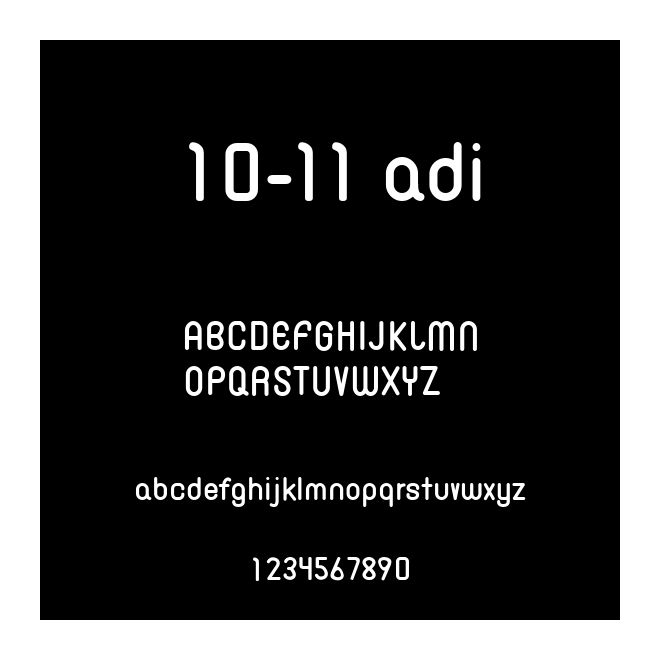 10-11 adi