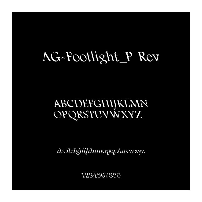 AG-Footlight_P Rev
