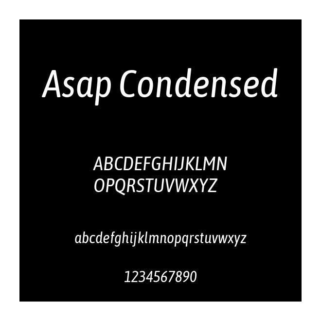 Asap Condensed
