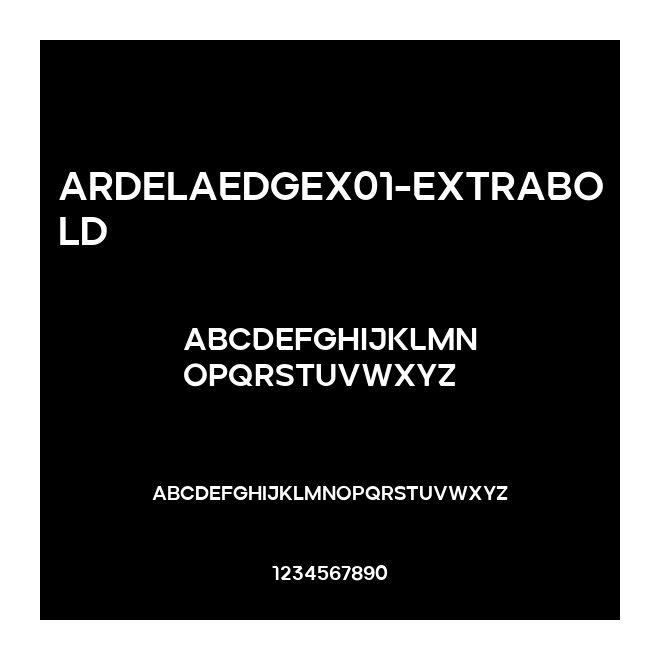 ArdelaEdgeX01-ExtraBold