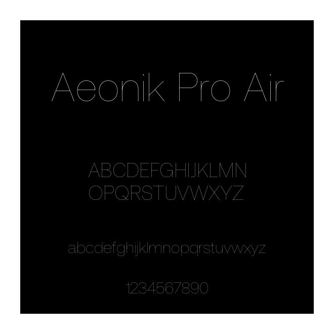 Aeonik Pro Air