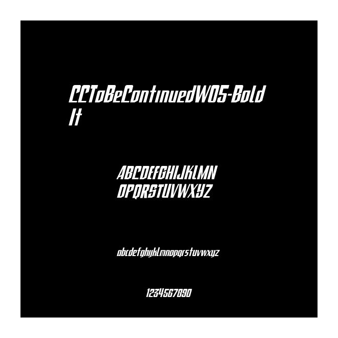 CCToBeContinuedW05-BoldIt