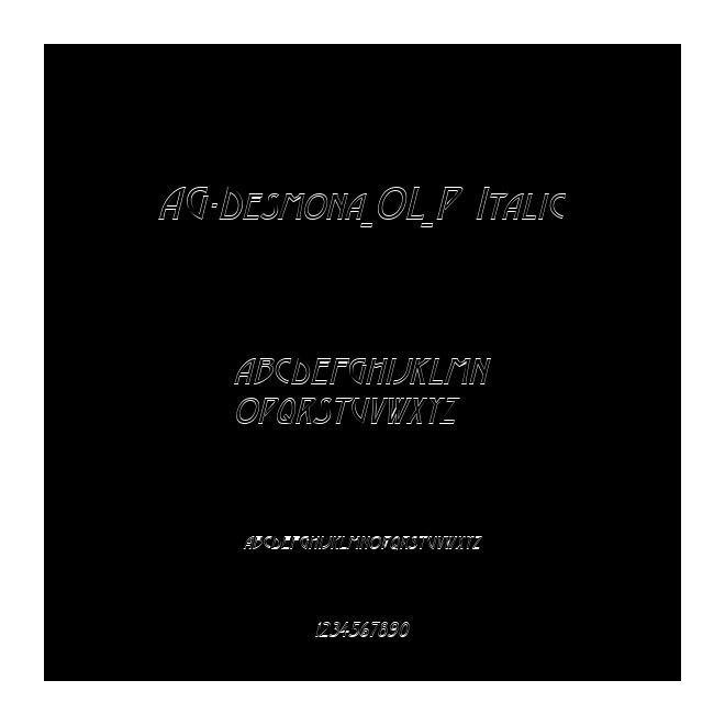 AG-Desmona_OL_P Italic