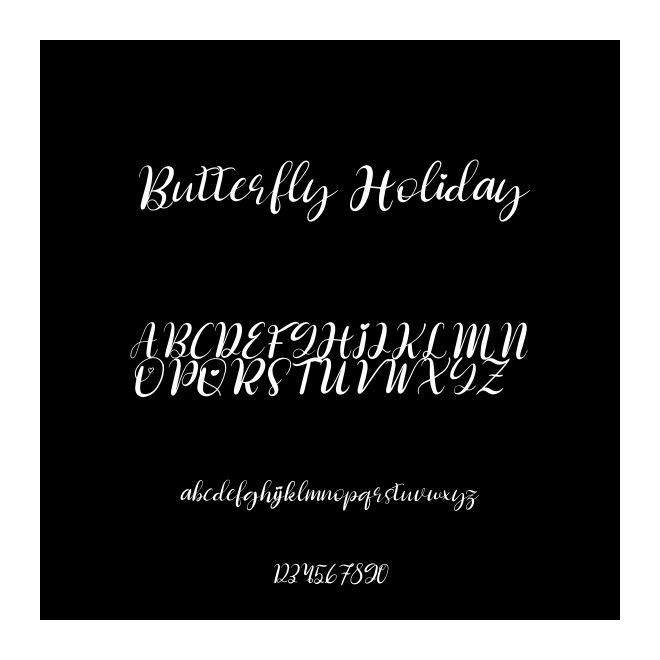 Butterfly Holiday