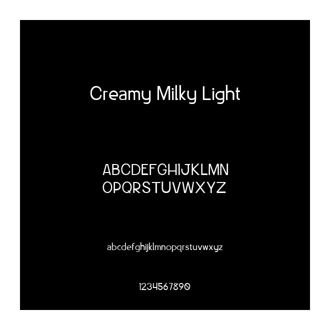 Creamy Milky Light
