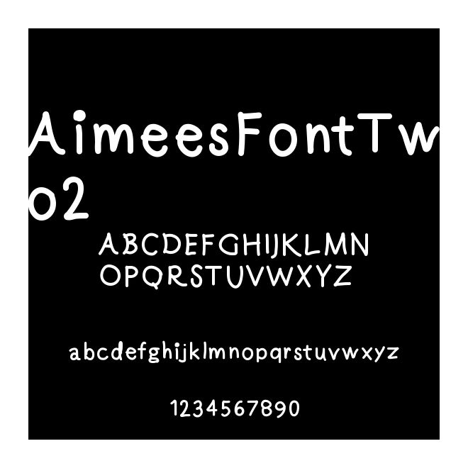 AimeesFontTwo2