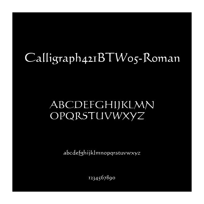 Calligraph421BTW05-Roman